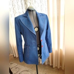 Denim Women's Vintage Handmade Jacket/Blazer New Without Tags